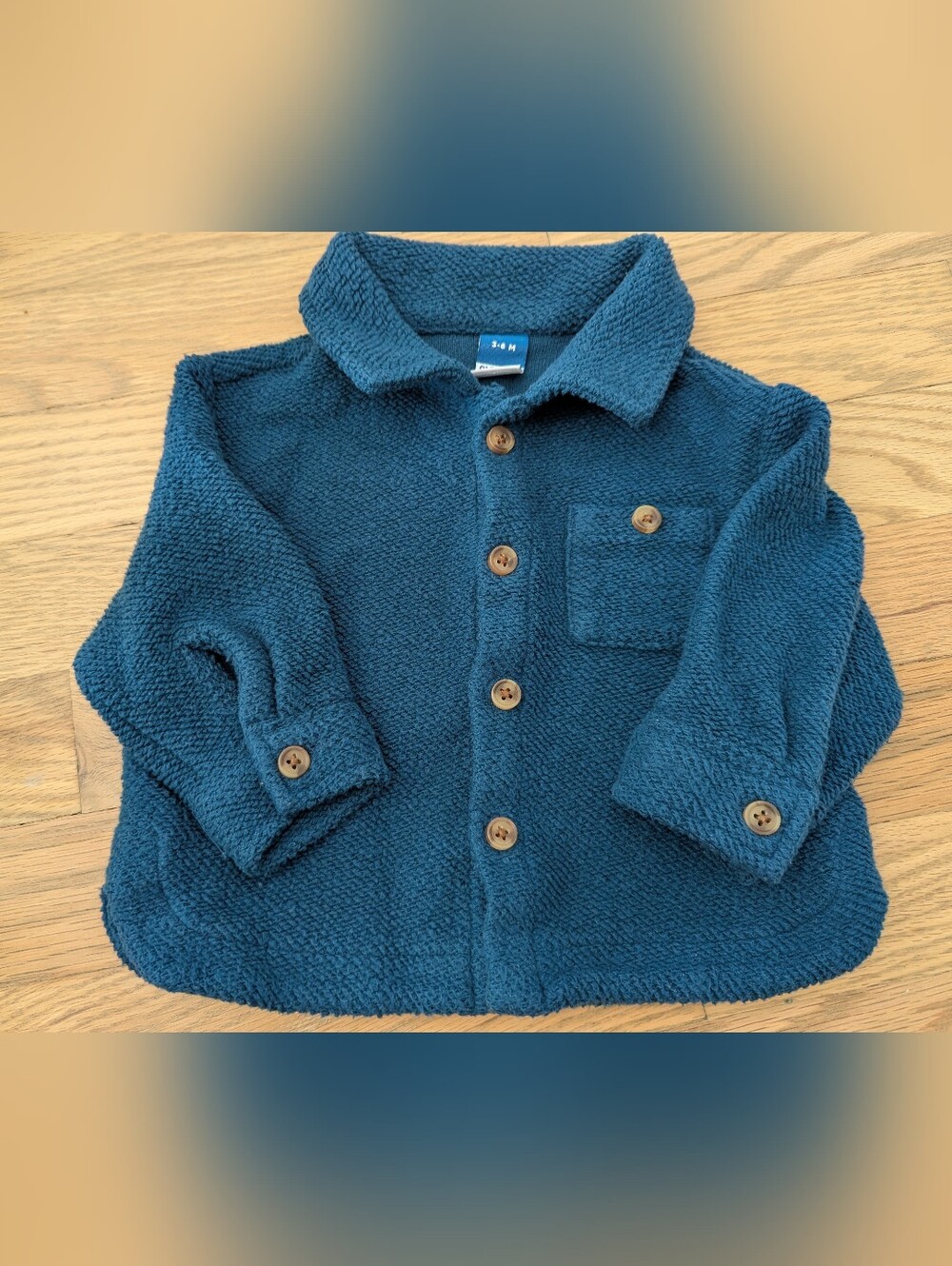 3/$20 Blue Overshirt For Baby
